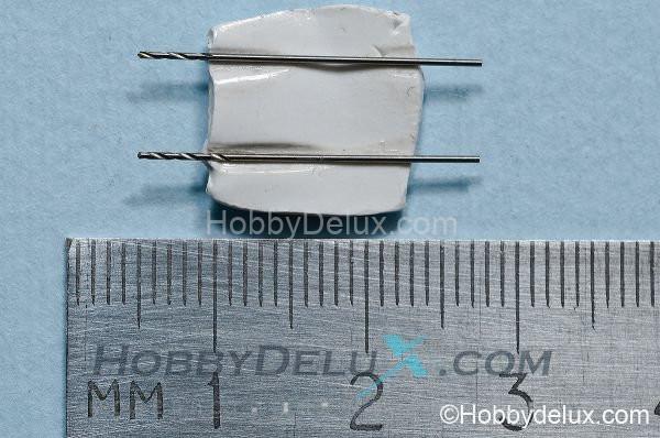 Сверло спиральное с цилиндрическим хвостовиком 0,5мм (2 шт.) HDD-05