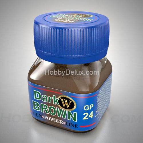 WILDER GP-24 Сухой пигмент - КОРИЧНЕВЫЙ ТЁМНЫЙ
