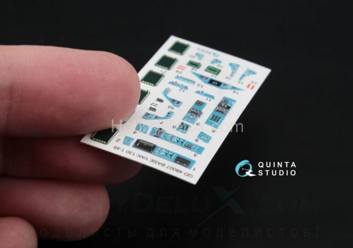 3D Декаль интерьера кабины Як-130, расширенный набор QD48007-Pro