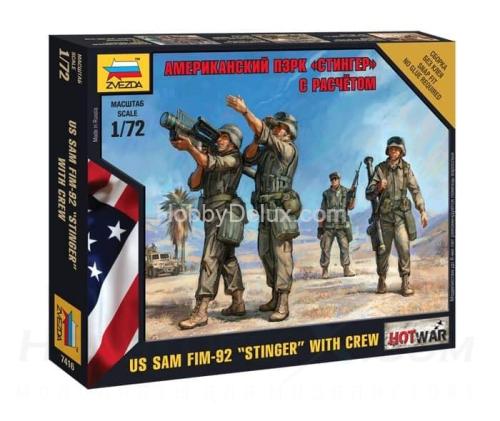 Американский ПЗРК "Стингер" с расчетом