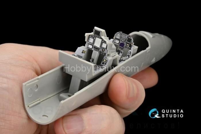 3D Декаль интерьера кабины F/A-18F late / EA-18G  для модели Hasegawa QD48051