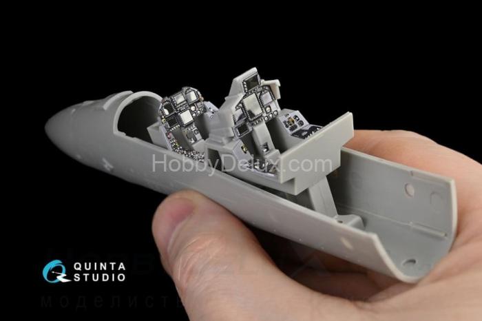 3D Декаль интерьера кабины F/A-18F late / EA-18G  для модели Hasegawa QD48051