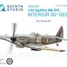 3D Декаль интерьера кабины Spitfire Mk.XVI для модели Tamiya QD32020