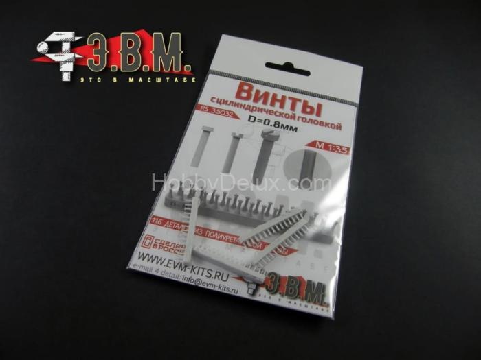 Винт с цилиндрической головкой D = 0,8 мм RS35032