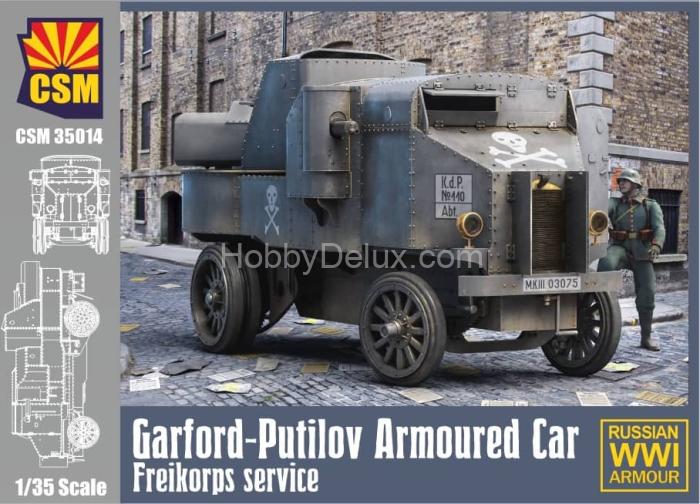 Сборная модель Garford-Putilov Armoured Car CSM35014