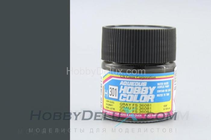 Краска акриловая Hobby Color - H301 FS36081 Gray H301