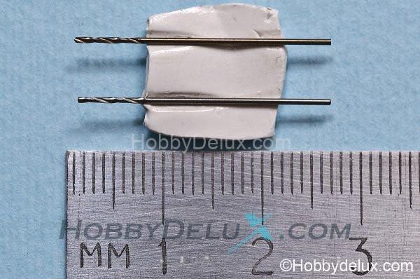 Сверло спиральное с цилиндрическим хвостовиком 0,65мм (2 шт.) HDD-065