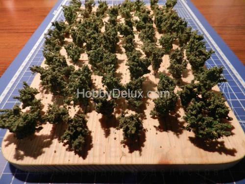 Придорожные растения (зелёные) 10 шт.