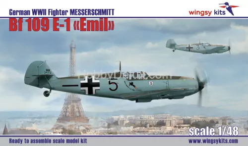 German WWII Fighter MESSERSCHMITT Bf 109 E-1