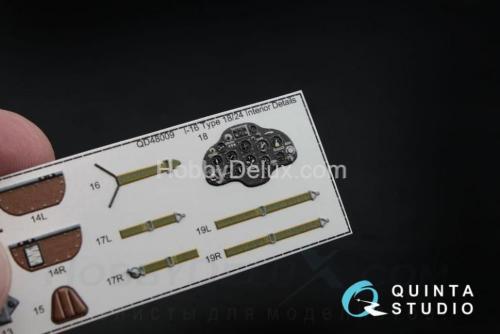 3D Декаль интерьера кабины И-16 тип 18/24 (для любых моделей)