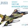 3D Декаль интерьера кабины F-16C для модели Academy QD32021