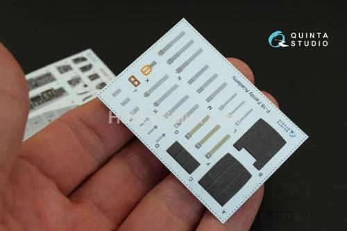 3D Декаль интерьера кабины F-16C для модели Academy