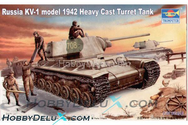 Советский танк КВ-1 1942 (Тяжёлая башня) TR-00359