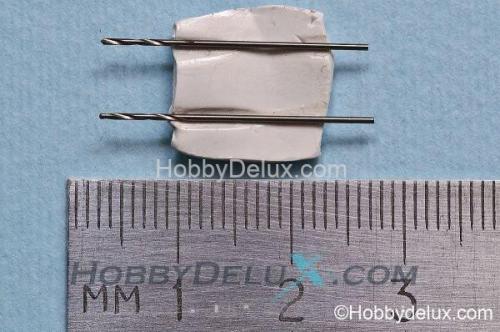 Сверло спиральное с цилиндрическим хвостовиком 0,6мм (2 шт.)