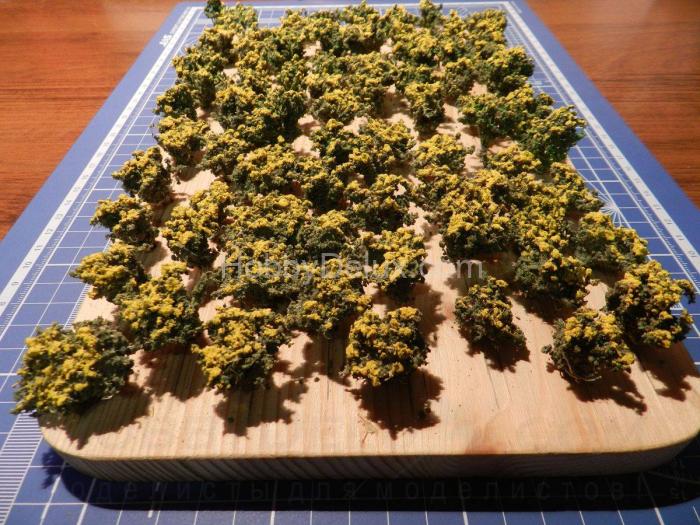 Придорожные растения цветущие (жёлтые) 10 шт. SM020