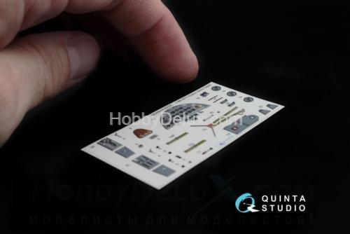 3D Декаль интерьера кабины И-185 (осн. элементы)