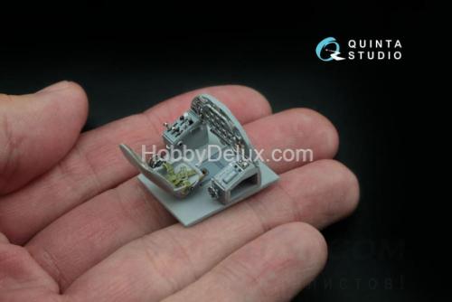 3D Декаль интерьера кабины И-185 (осн. элементы)