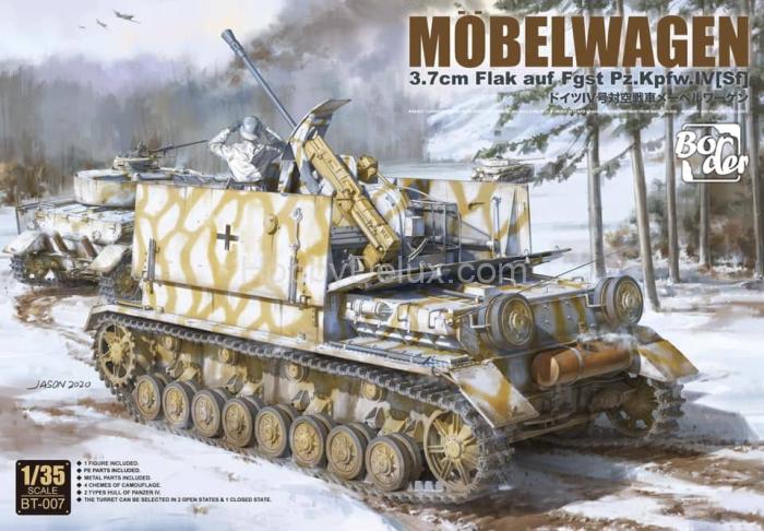 Border Model BT007 Mobelwagen 3.7cm Flak auf Fgst Pz.Kpfw.IV (Sf) BT007