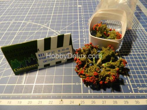 Придорожные растения цветущие (красные) 10 шт.