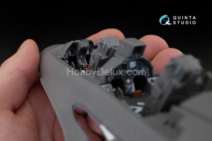 3D Декаль интерьера кабины F-16D для модели Academy QD32023