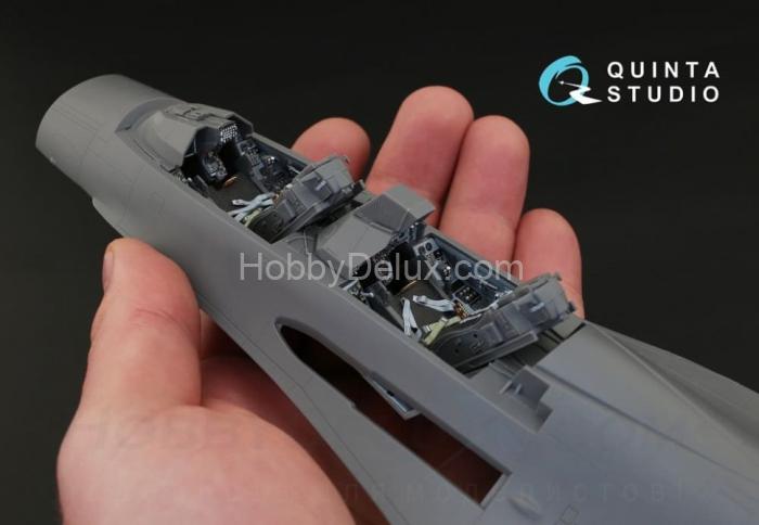 3D Декаль интерьера кабины F-16D для модели Academy QD32023