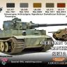 Набор красок Life Color - GERMAN WWII TANKS SET #2 CS03