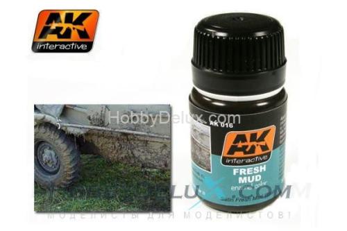 AK016 AK Interactive Смывка FRESH MUD (свежая грязь)