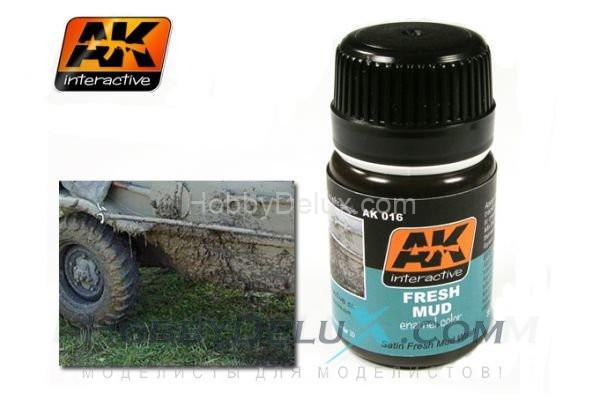 AK016 AK Interactive Смывка FRESH MUD (свежая грязь) AK016