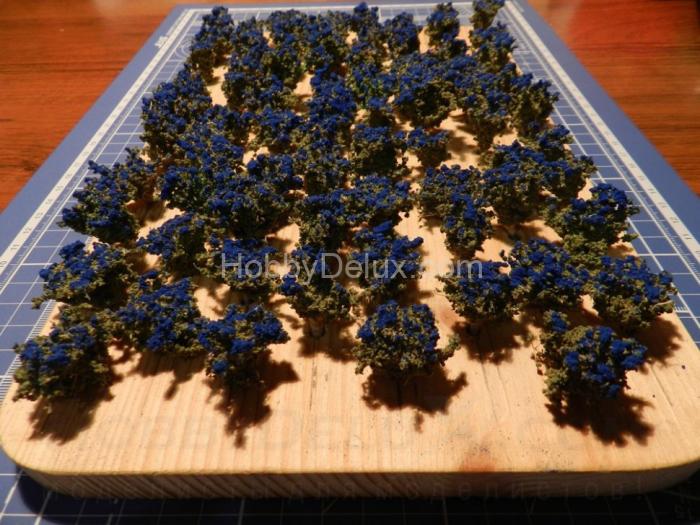 Придорожные растения цветущие (синие) 10 шт. SM022