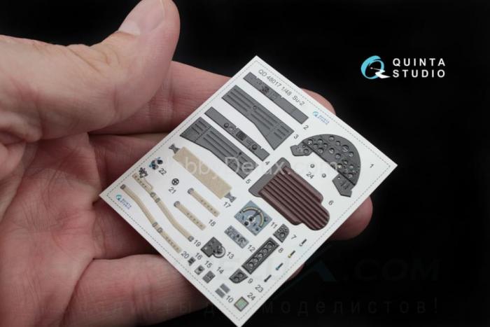 3D Декаль интерьера кабины Су-2 QD48017