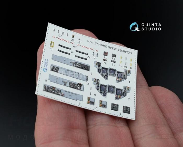 3D Декаль интерьера кабины M346 Master для модели Kinetic QD48061