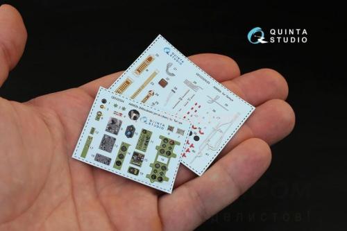 3D Декаль интерьера кабины A6M2b Mitsubishi prod. для модели Tamiya