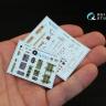 3D Декаль интерьера кабины A6M2b Mitsubishi prod. для модели Tamiya QD32024