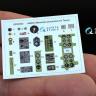 3D Декаль интерьера кабины A6M2b Mitsubishi prod. для модели Tamiya QD32024