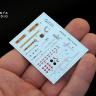 3D Декаль интерьера кабины A6M2b Mitsubishi prod. для модели Tamiya QD32024