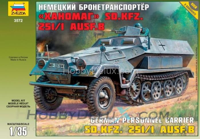 Немецкий бронетранспортёр "Ханомаг" SD.KFZ. 251/1 AUSF. B ZV3572