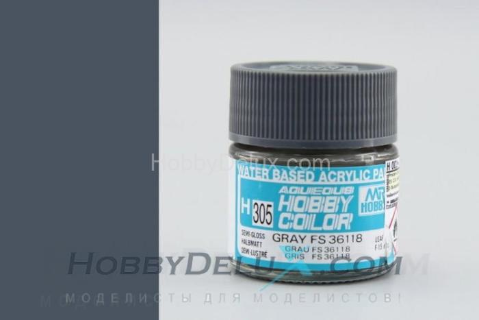 Краска акриловая Hobby Color - H305 FS36118 Gray H305
