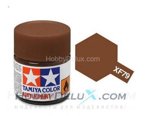 Краска акриловая Tamiya - XF-79 Lino Deck Brown 81779