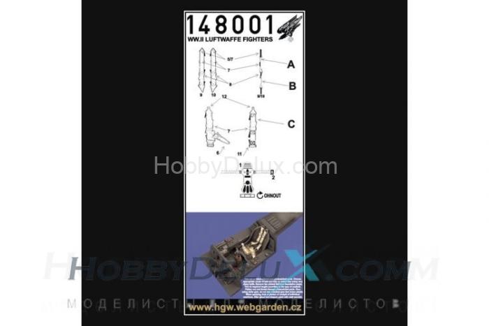 Luftwaffe WW II Seatbelts HGW148001