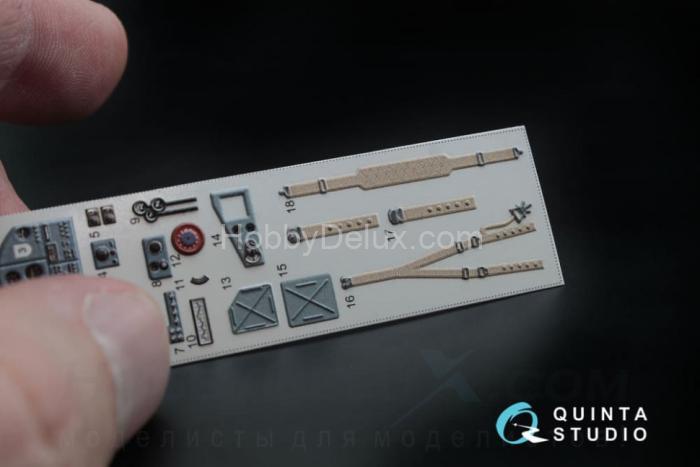 3D Декаль интерьера кабины Ил-2 Tamiya QD48020