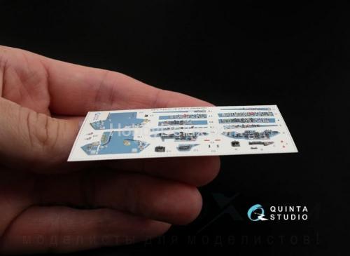 3D Декаль интерьера кабины Су-27УБ  для модели GWH