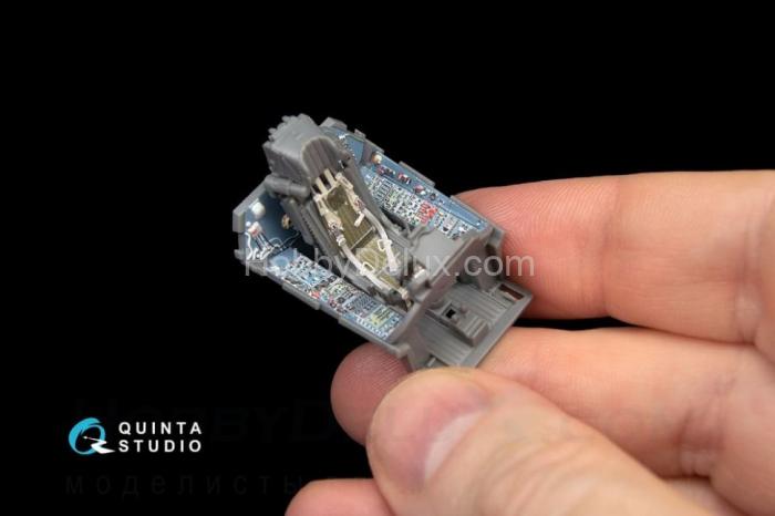 3D Декаль интерьера кабины Су-27УБ для модели GWH QD48062