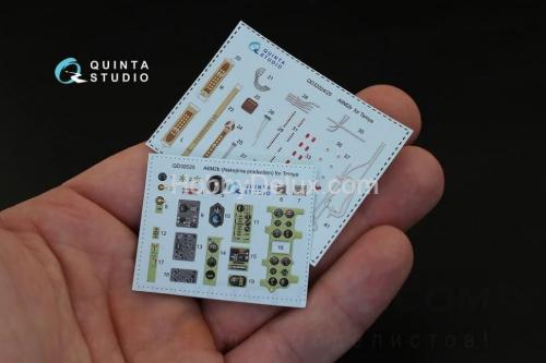 3D Декаль интерьера кабины A6M2b Nakajima prod. для модели Tamiya