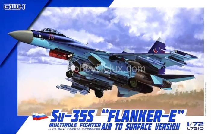 Сборная модель Российский истребитель Суххой-35С, Su-35S "Flanker E" L7210