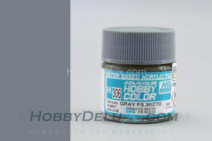 Краска акриловая Hobby Color - H306 FS36270 Gray H306