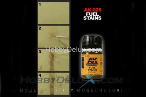 AK025 AK Interactive FUEL STAINS (разводы топлива)