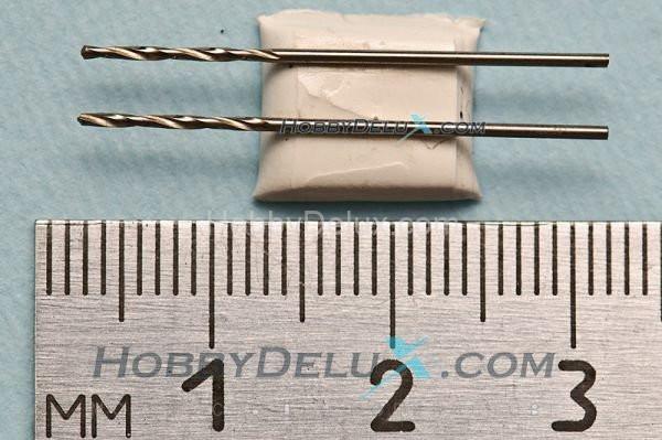 Сверло спиральное с цилиндрическим хвостовиком 0,8мм (2 шт.) HDD-08