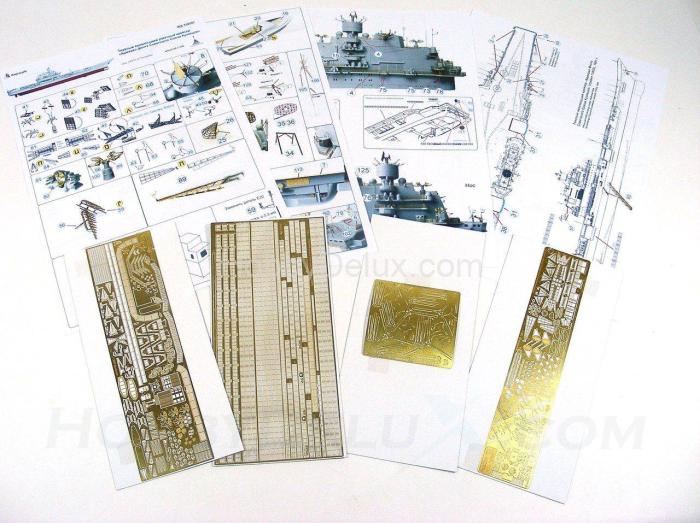 Набор фототравления для ТАКР "Адмирал Кузнецов" пр.1143.5 МД350207