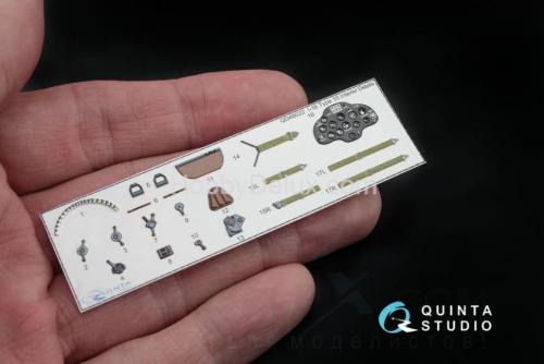 3D Декаль интерьера кабины И-16 тип 5 (для конверсии из любых моделей И-16 тип 10)