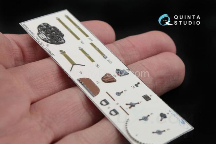 3D Декаль интерьера кабины И-16 тип 5 (для конверсии из любых моделей И-16 тип 10) QD48021